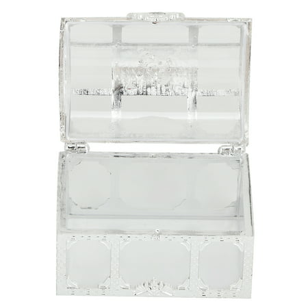 12PCS 5CM Hollow Cube Clear Plastic Candy Boxes For Party Favor Gift Candies